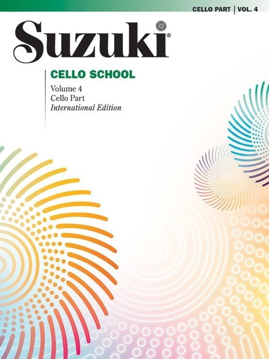 Suzuki Cello School Volume 4 International Edition Book