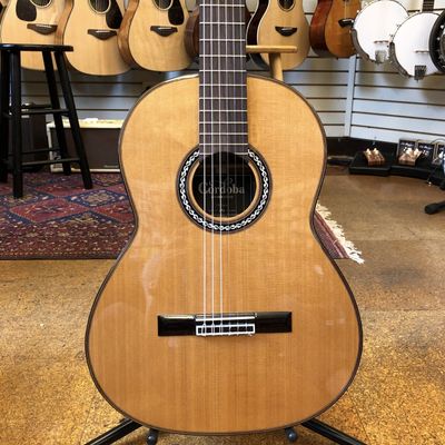 Cordoba C9 Parlor Canadian Cedar/Mahogany 7/8 size Nylon String Acoustic w/Hard Case