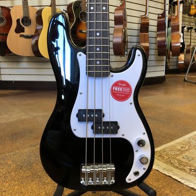 Squier Mini Precision Bass Guitar Black