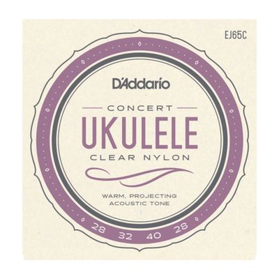 D&#39;Addario EJ65C Pro-Arte Custom Extruded Concert Ukulele Strings