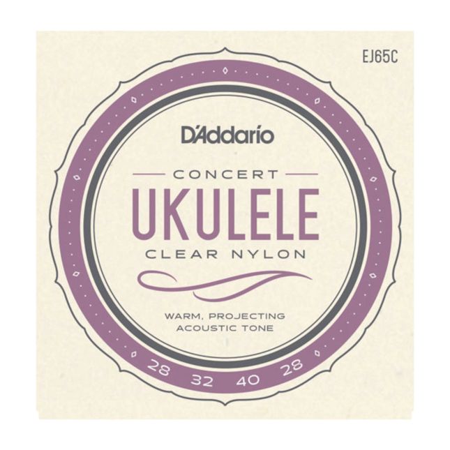 D&#39;Addario EJ65C Pro-Arte Custom Extruded Concert Ukulele Strings