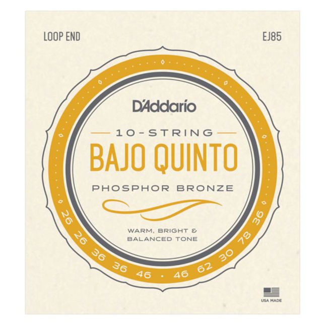 D&#39;Addario EJ85 Bajo Quinto Strings