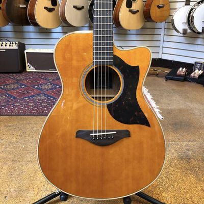 Yamaha AC1M Concert Cutaway Acoustic-Electric Guitar Vintage Natural