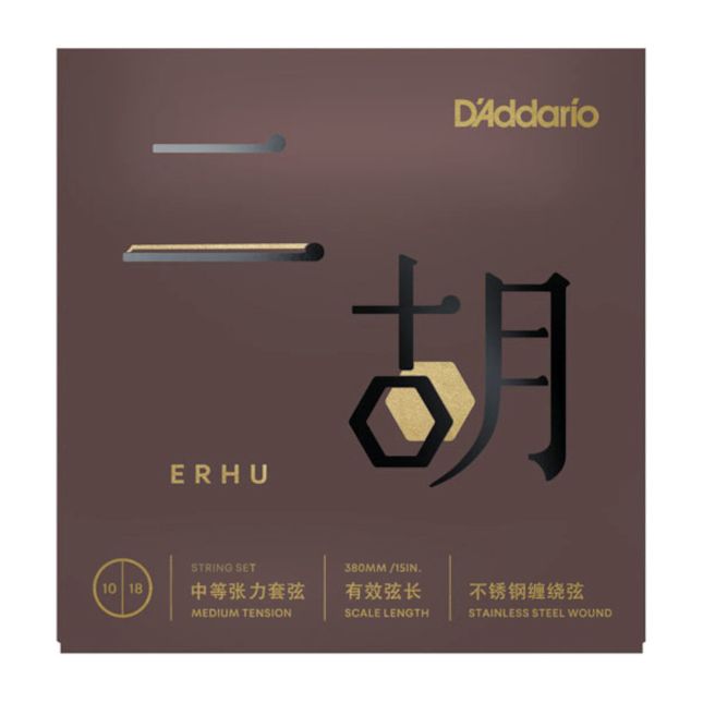 D&#39;Addario ERHU01 Erhu Strings Medium Tension 10-18