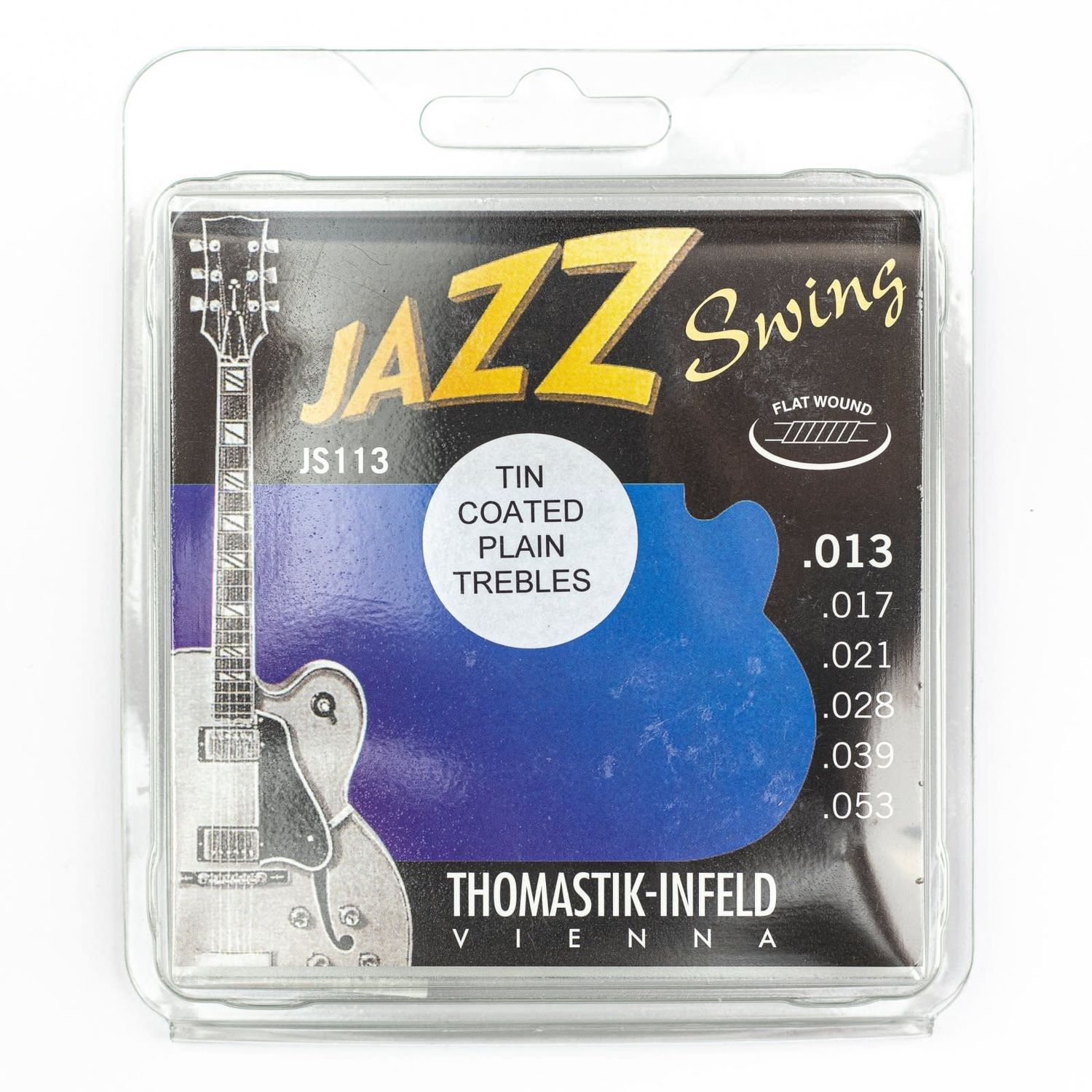 Thomastik JS113 Medium Flatwound Jazz Swing Electric Guitar Strings