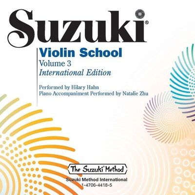 Suzuki Violin School CD Vol. 3 International Edition