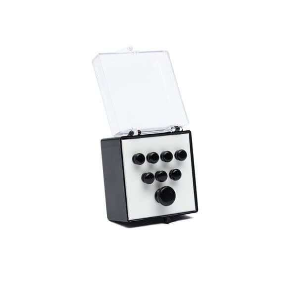 Martin Bridge and End Pin Set - Polished Black