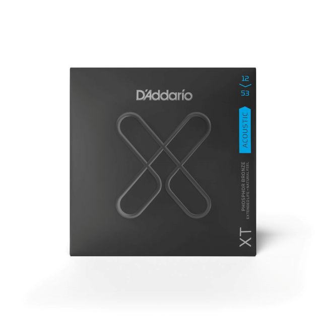 D&#39;Addario XTAPB1253 XT Acoustic Phosphor Bronze Guitar Strings Light 12-53