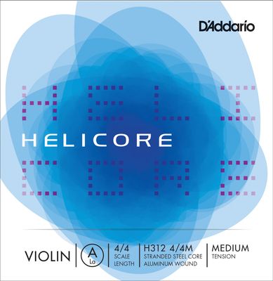 D&#39;Addario Helicore Violin A 4/4 Scale Medium Tension *Single String