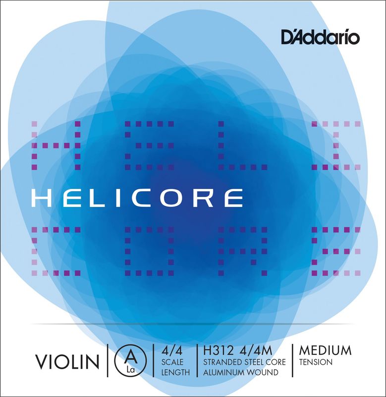 D&#39;Addario Helicore Violin A 4/4 Scale Medium Tension *Single String
