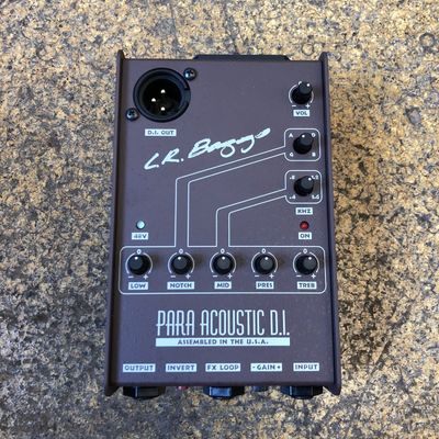 L.R. Baggs Para DI Acoustic Guitar Preamp/DI with 5-band EQ
