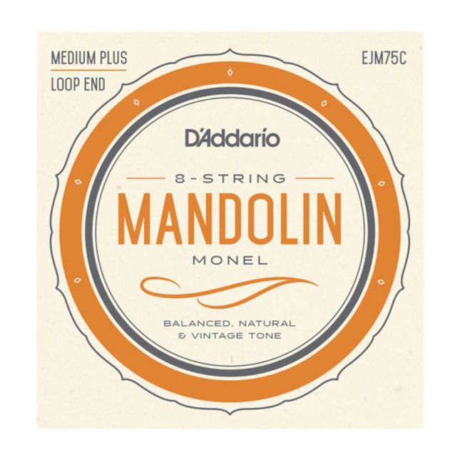 D&#39;Addario EJM75C Mandolin Strings Monel Medium Plus 11-41