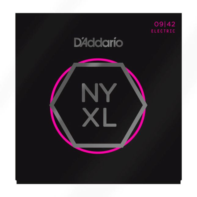 D&#39;Addario NYXL0942 Nickel Wound Electric Guitar Strings Super Light 9-42