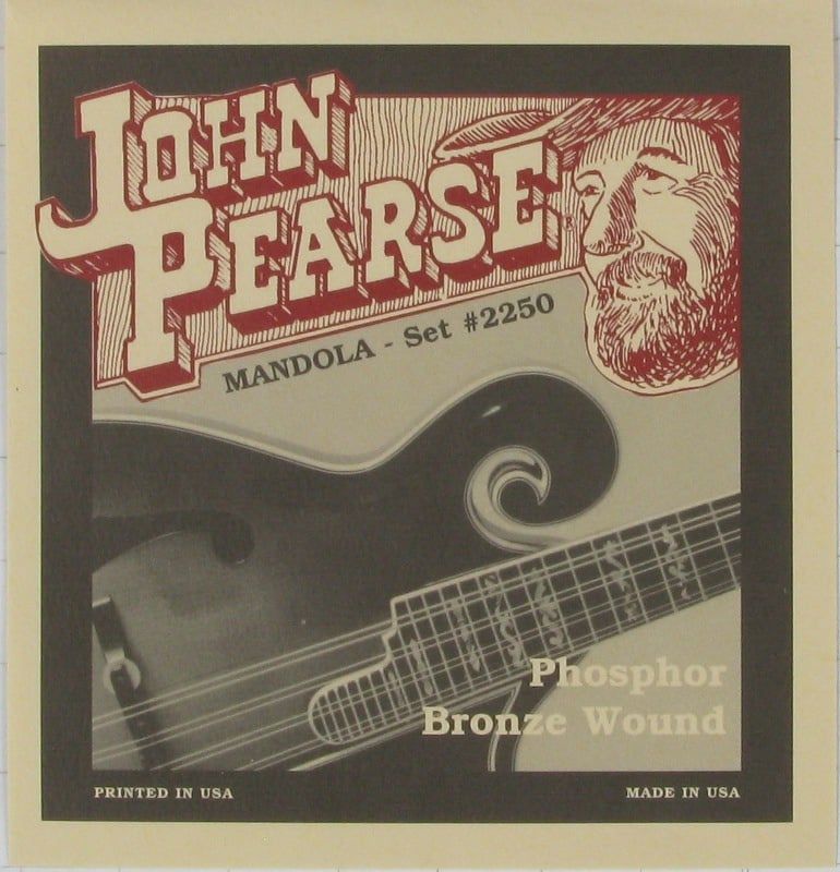 John Pearse Mandolin Phosphor Bronze Loop end Medium