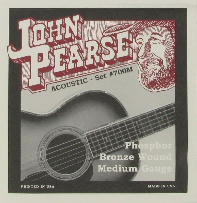John Pearse 700M Phosphor Bronze Medium Gauge Strings .013-.056
