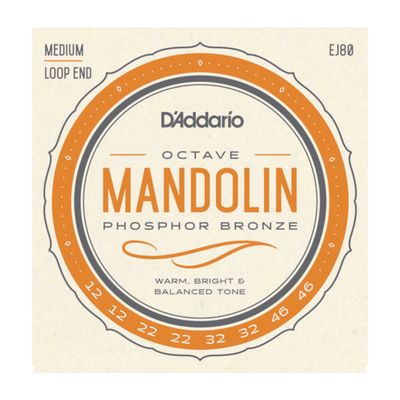 D&#39;Addario EJM74 Mandolin Strings Monel Medium 11-40
