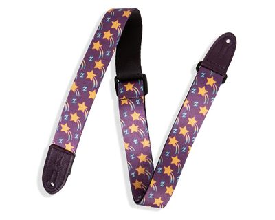 Levys Shooting Star Kids Purple Multi Yellow 1.5 Youth Strap