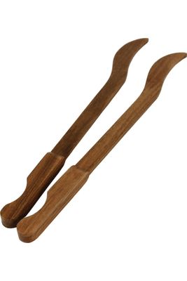 Roosebeck Dulcimer Hammers Plain Walnut Pair