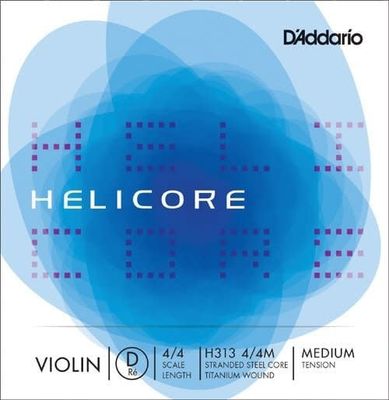 D&#39;Addario Helicore Violin D 4/4 Scale Medium Tension *Single String