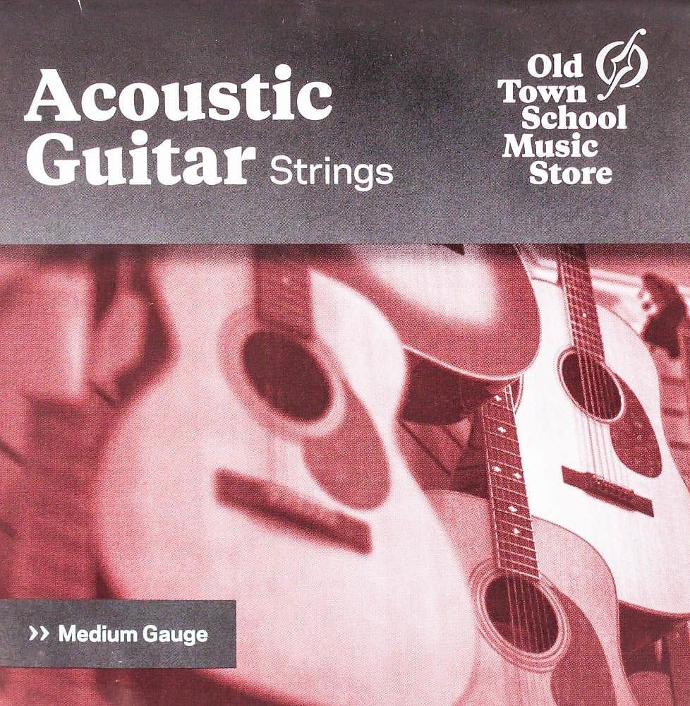 OTS Brand Acoustic Guitar Strings - Medium Gauge