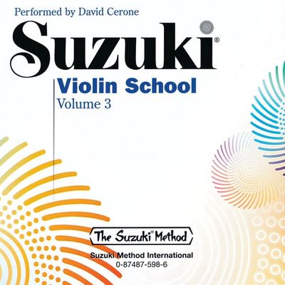 Suzuki Violin School CD Volume 3 [Violin]