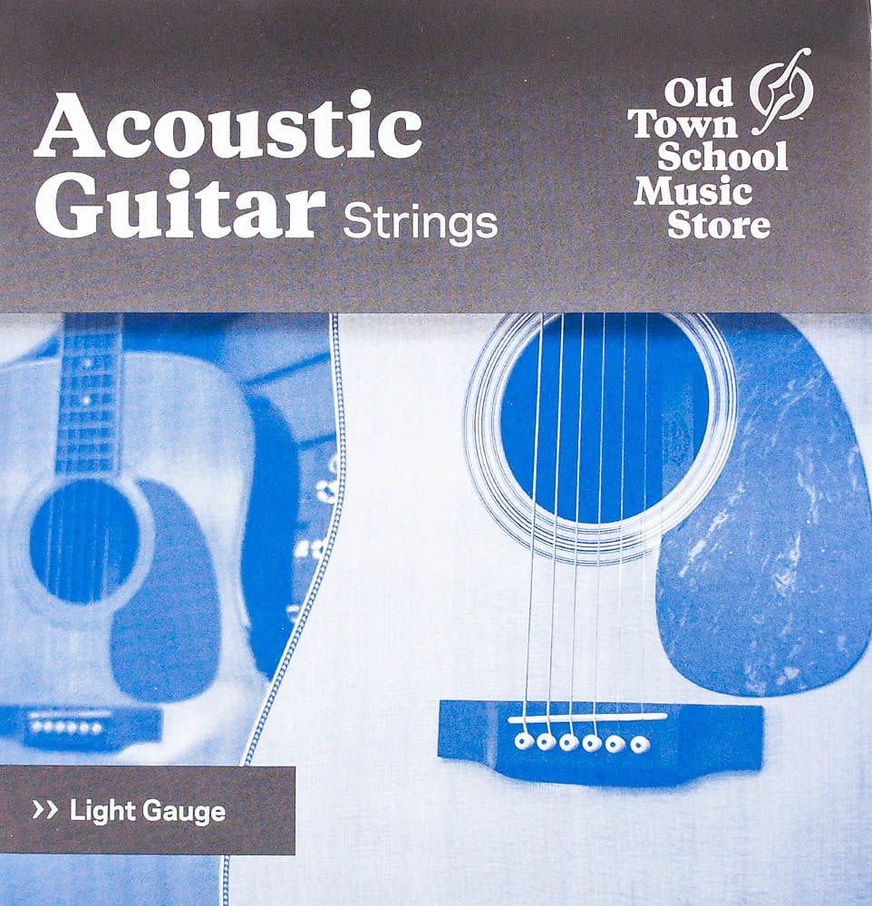 OTS Brand Acoustic Guitar Strings - Light Gauge