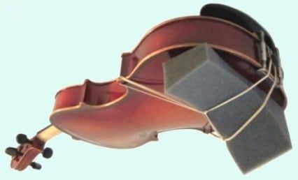 Violin Poly Pad Shoulder Rest Lily - foam sponge for 1/16 size violins