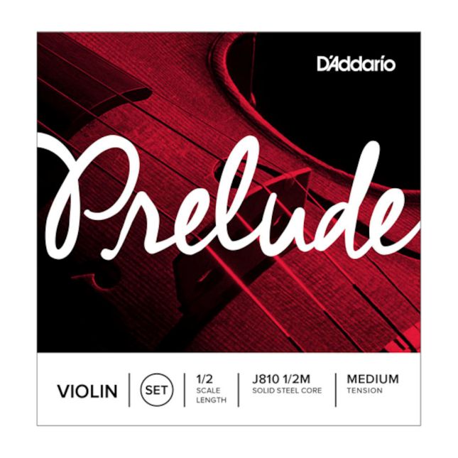 D&#39;Addario Prelude Violin String Set 1/2 Scale Medium Tension