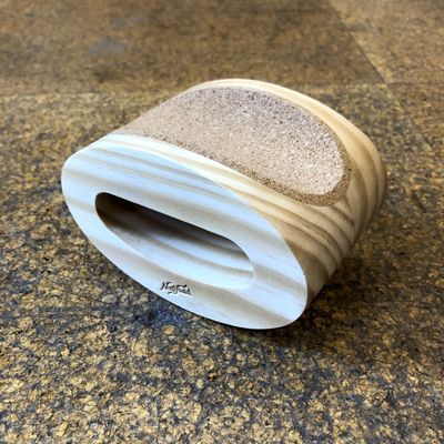 Northfield Pine Cork-lined Neck Rest - Short