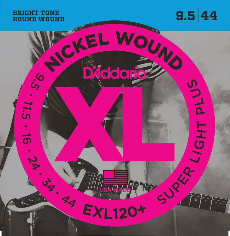 D&#39;Addario EXL120 Nickel Wound Electric Guitar Strings Super Light 9-42