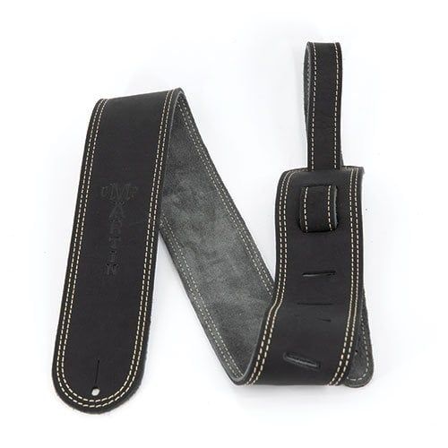 Martin Baseball Glove Leather Guitar Strap Black