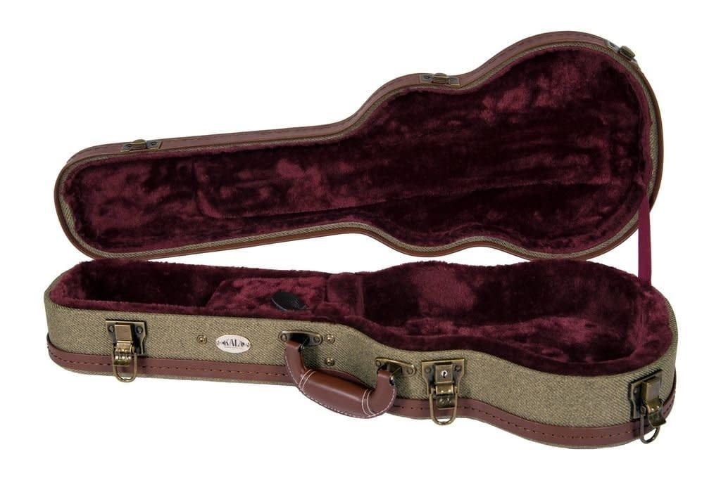 Kala Olive Tweed Soprano Ukulele Hardshell Case