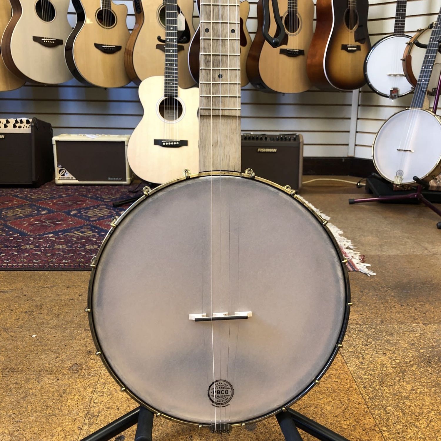 Pisgah Possum 12&quot; Short-scale Cherry Open Back Banjo w/Padded Gig Bag