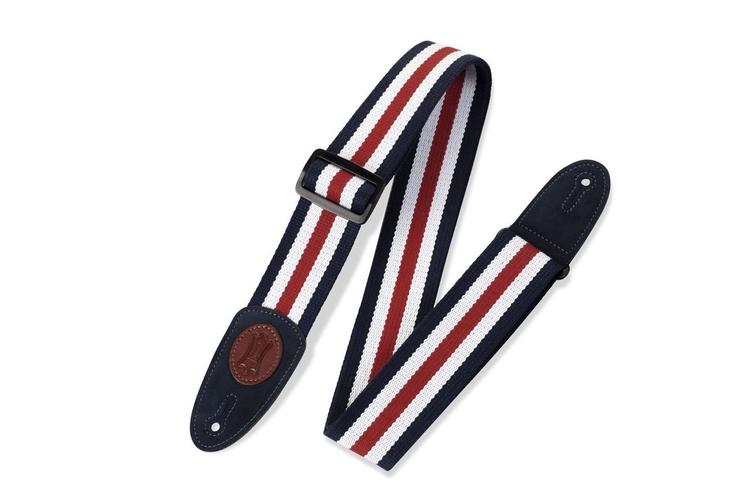 Levys MSSC8 OTS Logo Cotton Strap Red White and Blue