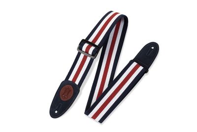 Levys MSSC8 OTS Logo Cotton Strap Red White and Blue