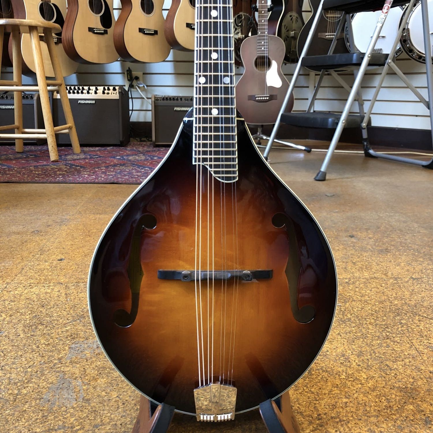 Eastman MD505 A-Style Mandolin Classic Sunburst w/Hard Case