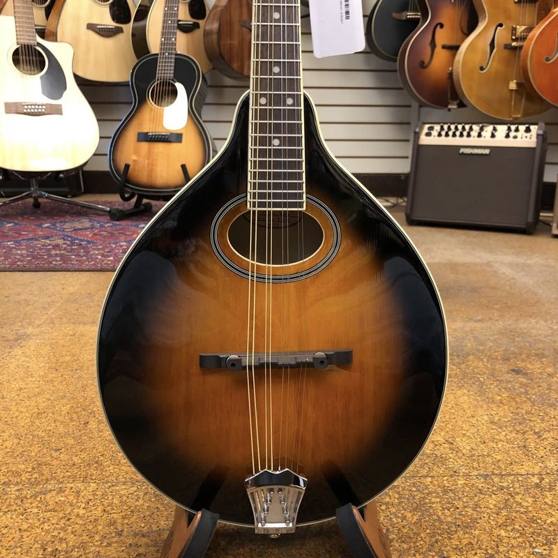 Gold Tone GM-50+ A-Style Mandolin w/Pickup Tobacco Sunburst w/Padded Gig Bag