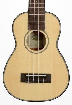 Kala Solid Spruce Long Neck Soprano Ukulele