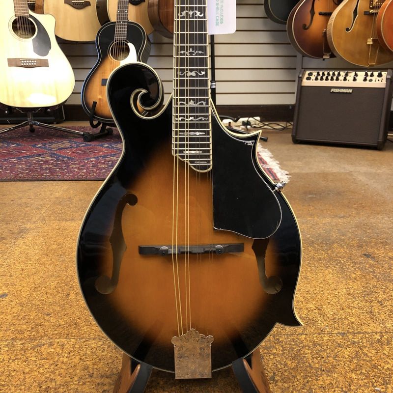 Gold Tone GM-35 F-Style Mandolin High Gloss Tobacco Sunburst w/Hard Case
