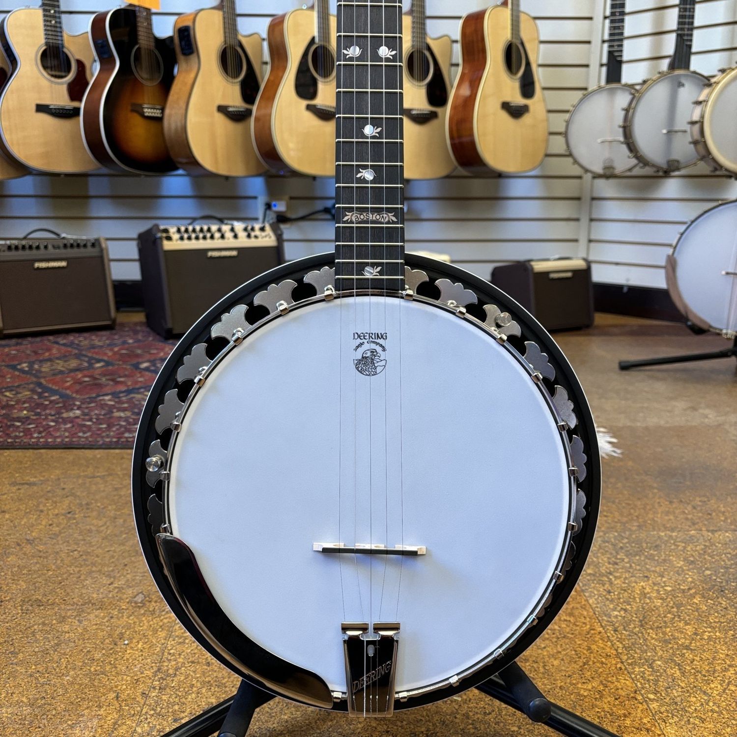 Deering USA Boston 5-String 11&quot; Resonator Banjo w/Hard Case
