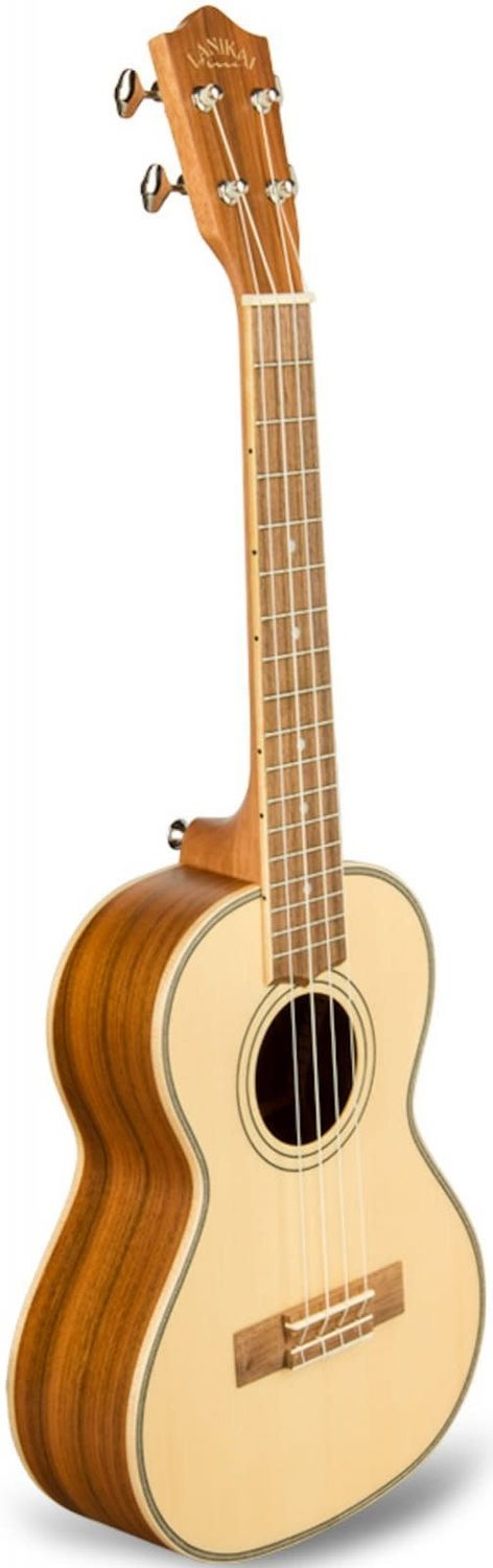 Lanikai Spruce Solid Top Morado Back and Sides Tenor Ukulele w/Padded Gig Bag