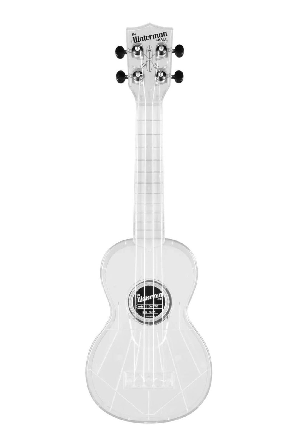 Kala Waterman Frosted Glass Transparent Soprano Ukulele