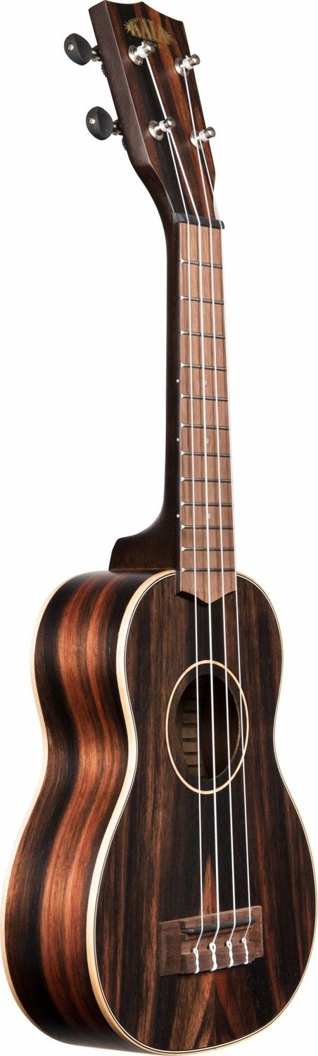 Kala Striped Ebony Soprano Ukulele