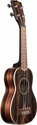 Kala Striped Ebony Soprano Ukulele