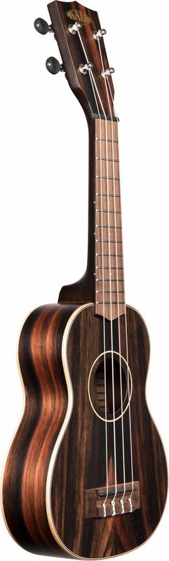 Kala Striped Ebony Soprano Ukulele