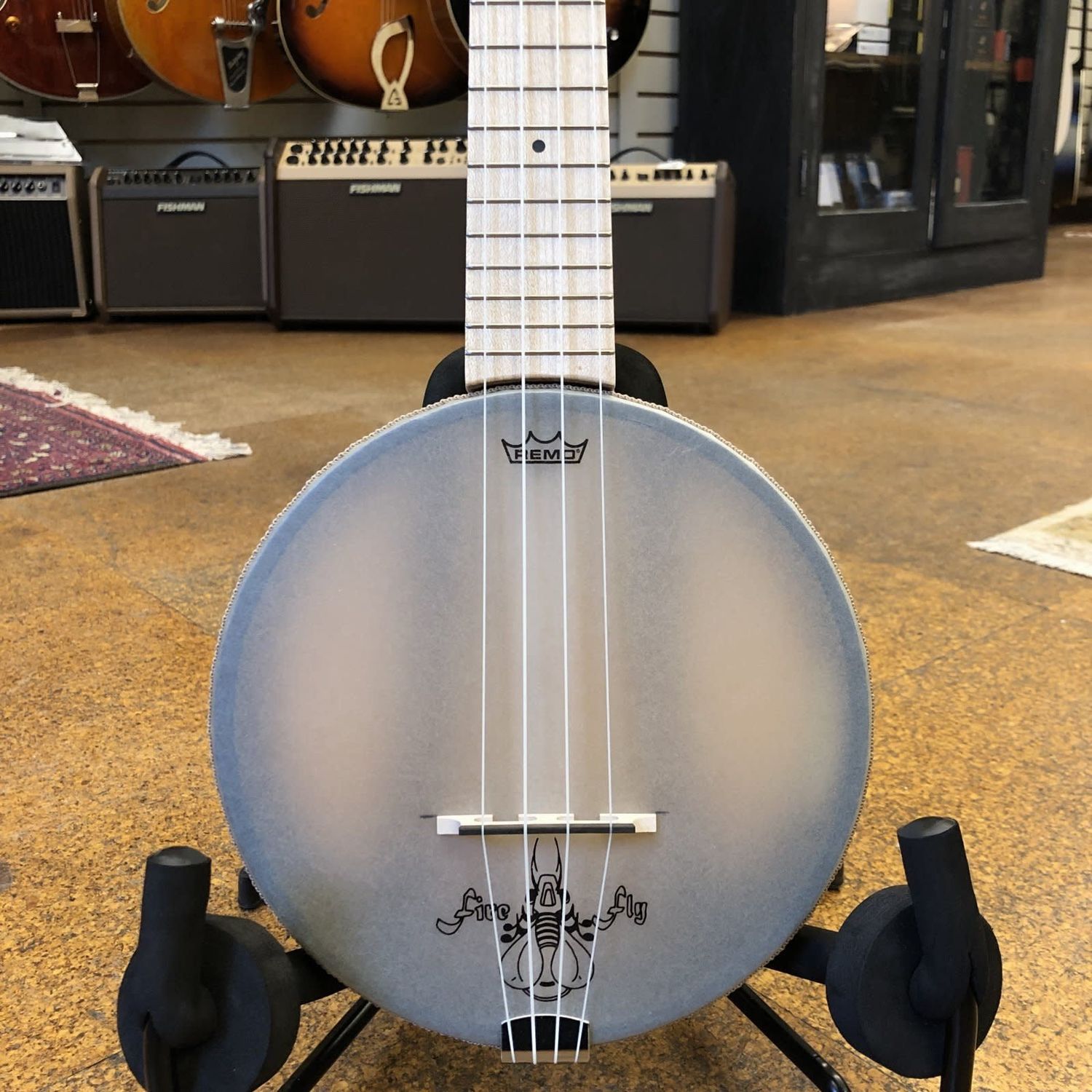 Magic Fluke USA M90 Concert Firefly Maple Banjo Ukulele