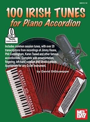 100 Irish Tunes for Piano Accordion (Book + Online Audio)