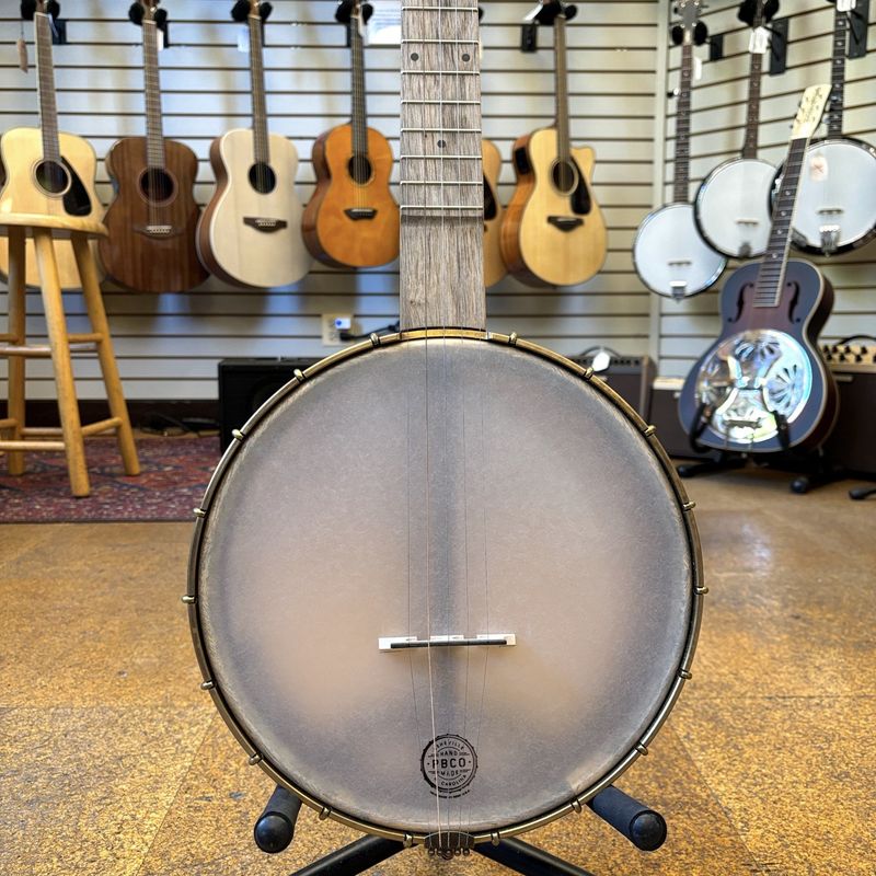 Pisgah Possum 11" Open Back Banjo Walnut Standard Scale w/Padded Gig Bag