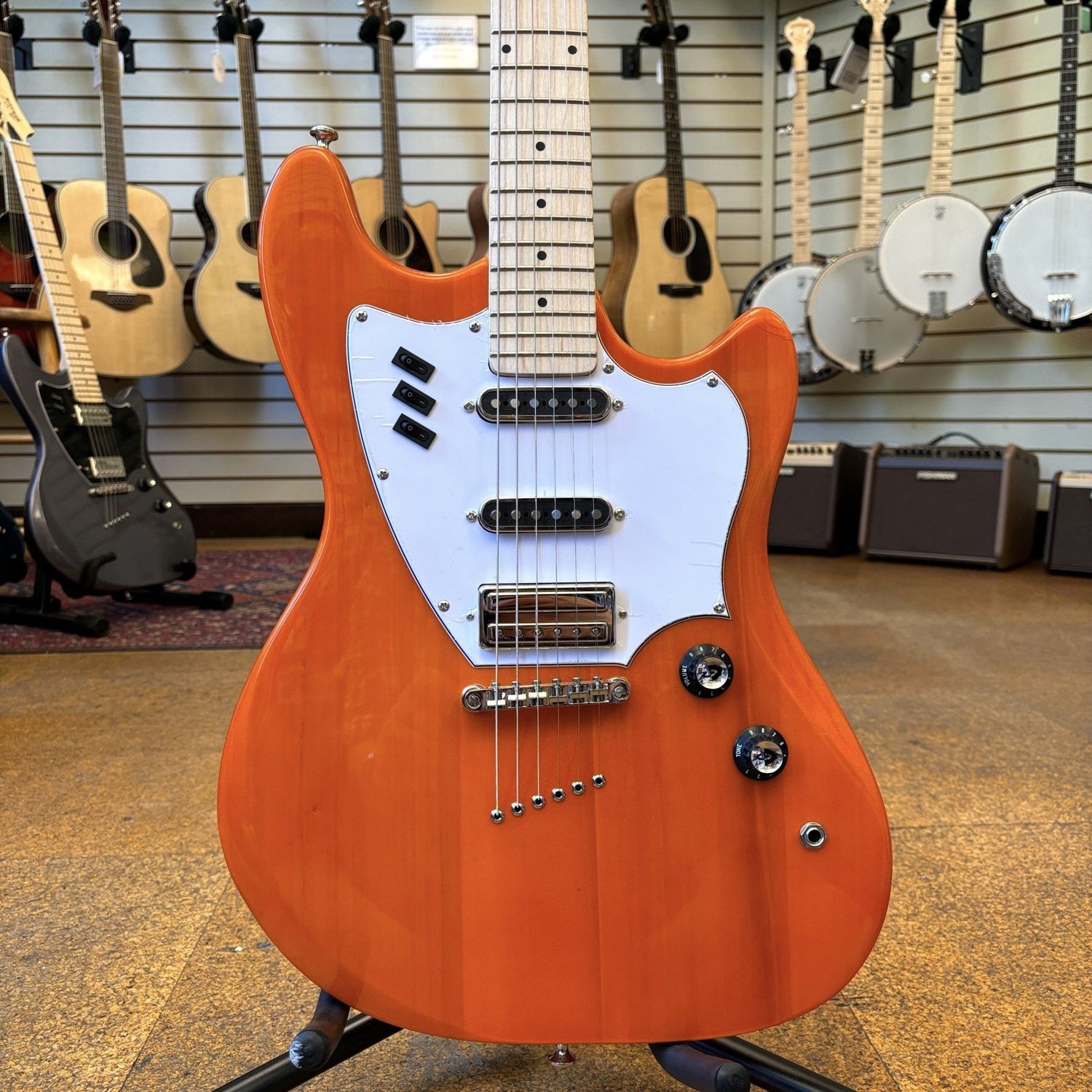 Guild Surfliner Solid Body Electric Guitar Sunset Orange