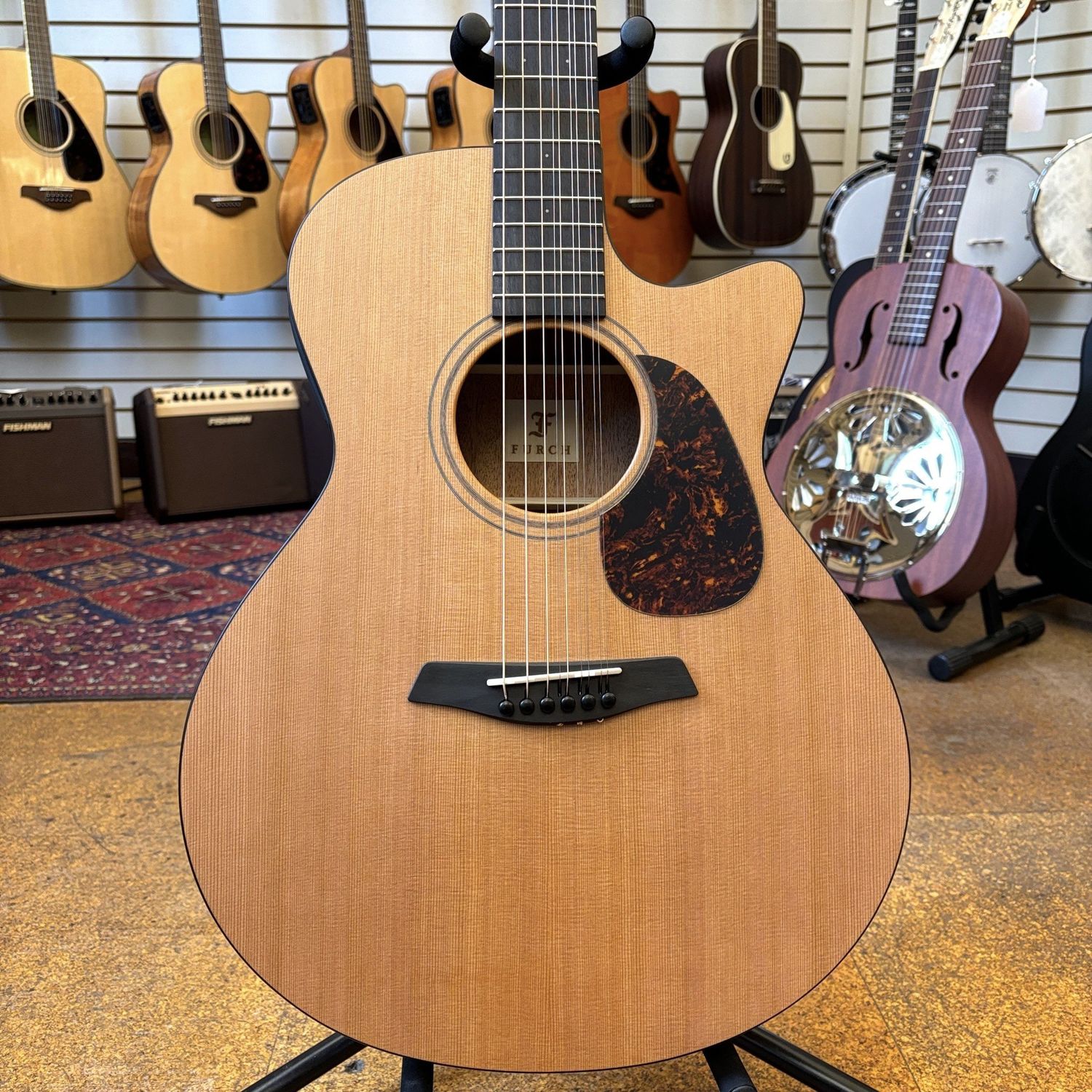 Furch Blue Series Gc-CM9 Cedar/Mahogany Grand Auditorium 9-string Acoustic-Electric Guitar w/Hard Case
